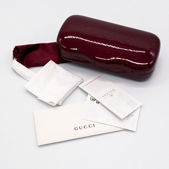 NEW GUCCI SUNGLASSES BLACK BROWN WOMEN EYEWEAR GUCCI GG1975S 001 - Picture 12 of 12